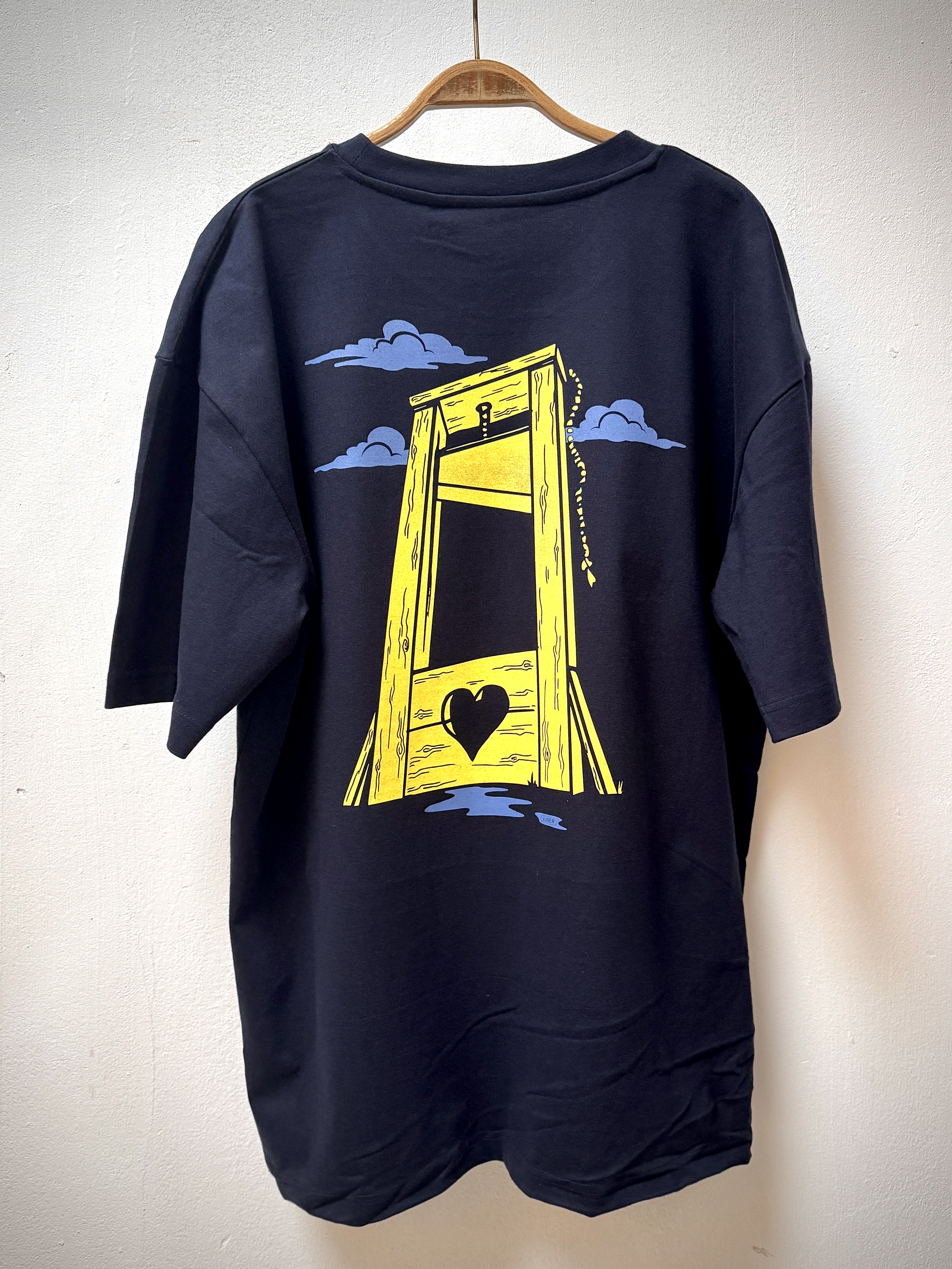 T-Shirt "GIRLOTINE" oversized, navy