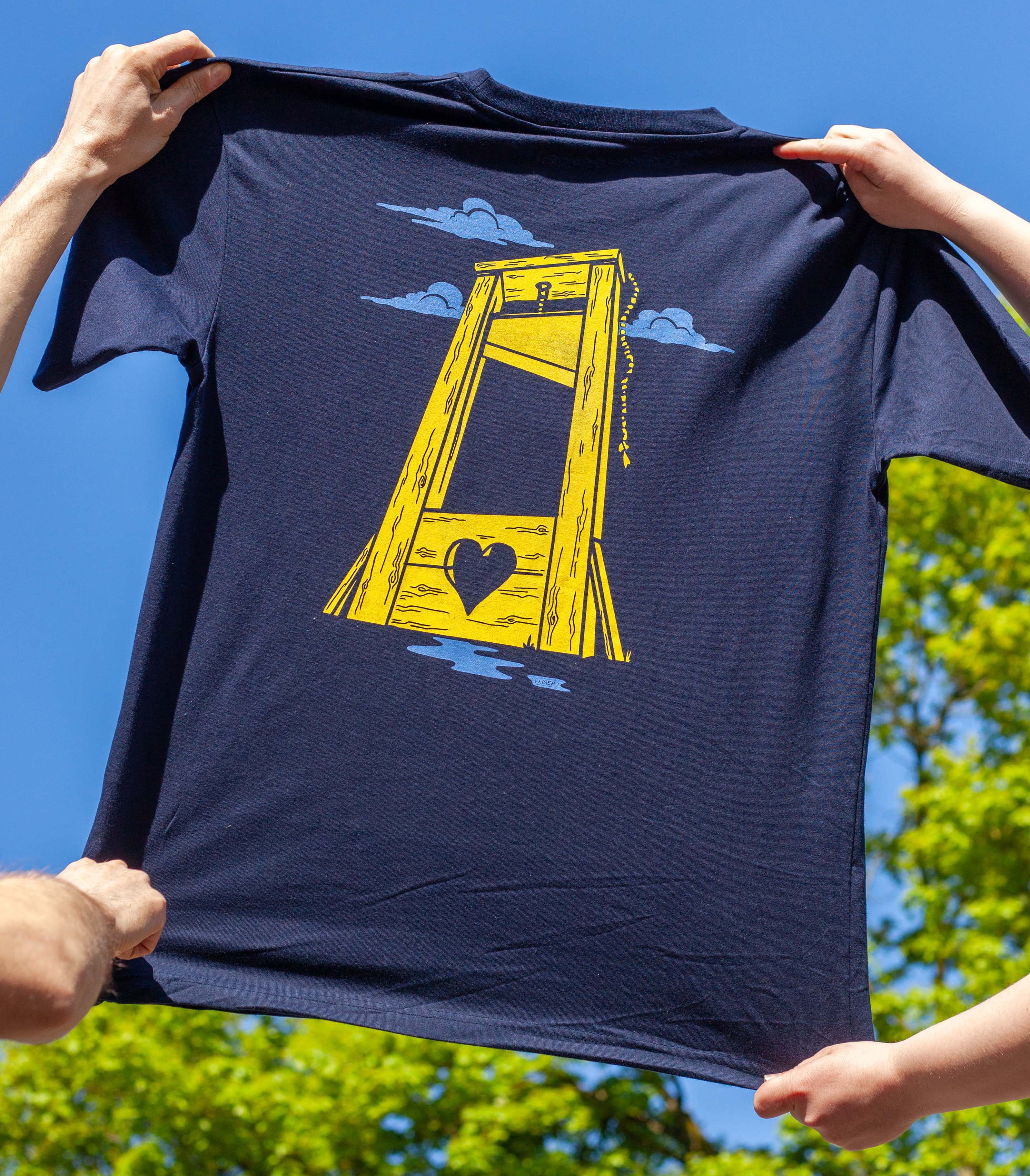 T-Shirt "GIRLOTINE" oversized, navy